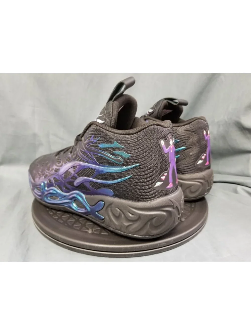 Puma LaMelo Ball MB.04 Reflections JR Black & Blue Boys Size 11c NEW NO BOX!
